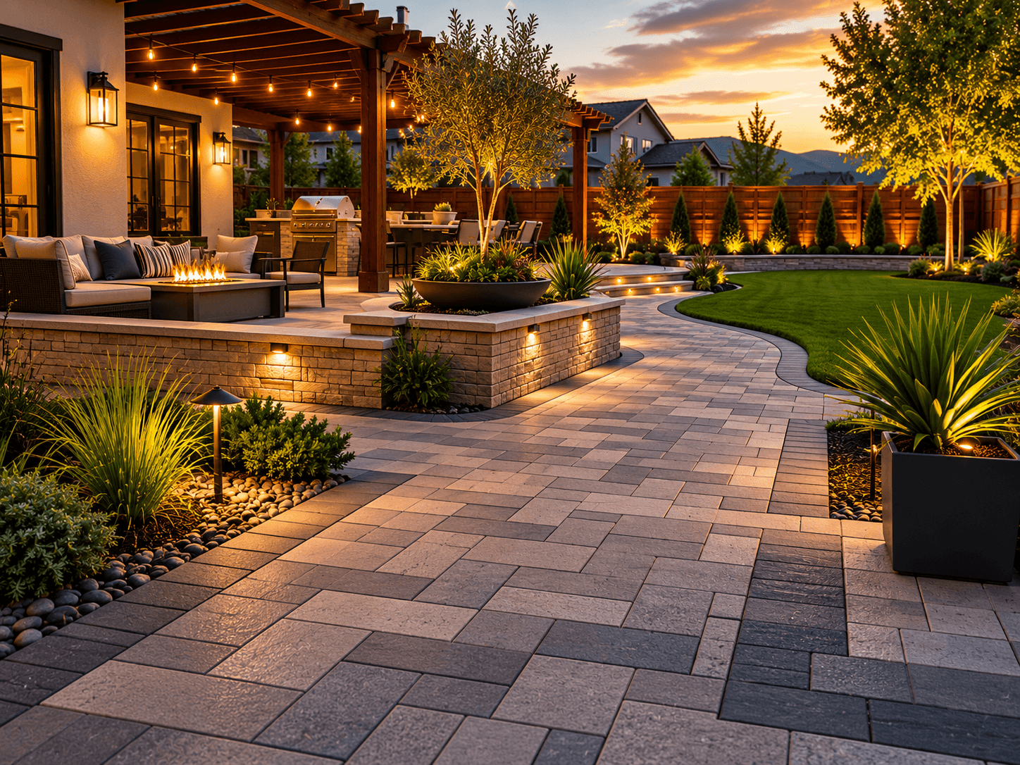 Paver Installation by E-Care Pro Landscaping in Contra Costa County, CA